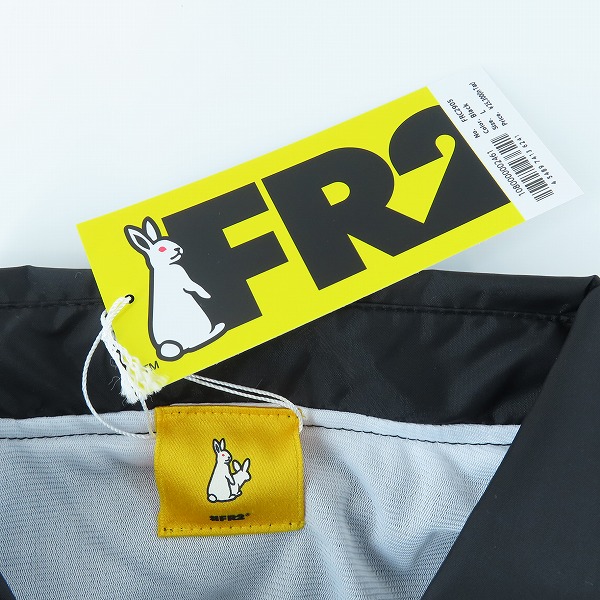 実際に弊社で買取させて頂いた(3)【未使用】FR2 × SNKRDUNK/エフアールツー × スニーカーダンク Angel Coach Jacket Black FRC2905/Lの画像 2枚目