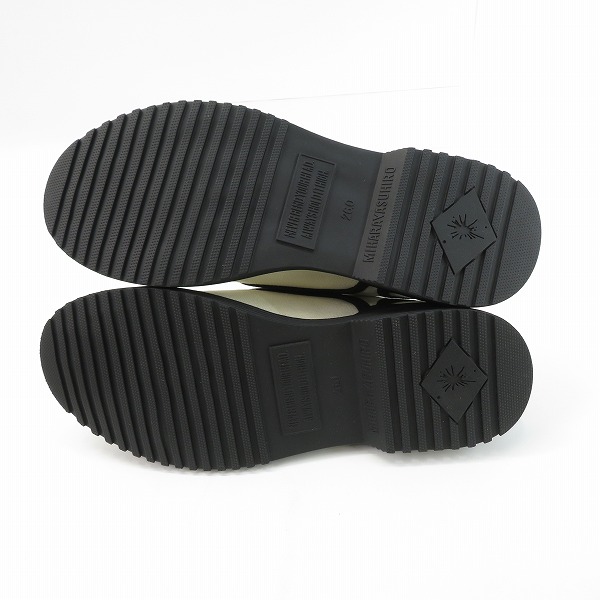 実際に弊社で買取させて頂いた【未使用】MIHARAYASUHIRO×GU/ミハラヤスヒロ×ジーユー オリジナルソールダービーシューズMY 333538/26の画像 2枚目