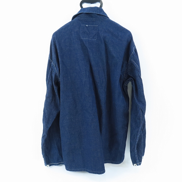 実際に弊社で買取させて頂いたEVISU/エヴィス Lot.1966 デニム プルオーバー ジャケット シャツ /44の画像 1枚目
