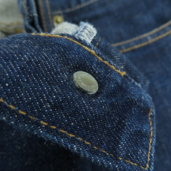 実際に弊社で買取させて頂いたglamb/グラム インディゴデニムパンツ/ペインターパンツ GB09WT/P14/2の画像 8枚目