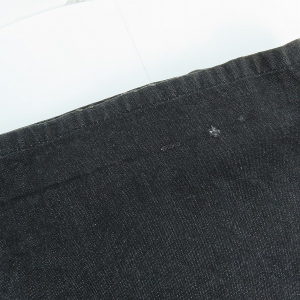 実際に弊社で買取させて頂いたJOHN LAWRENCE SULLIVAN/ジョンローレンスサリバン ワイド デニムパンツ Rigid Denim Wide Pants/JLSW-15/Mの画像 8枚目