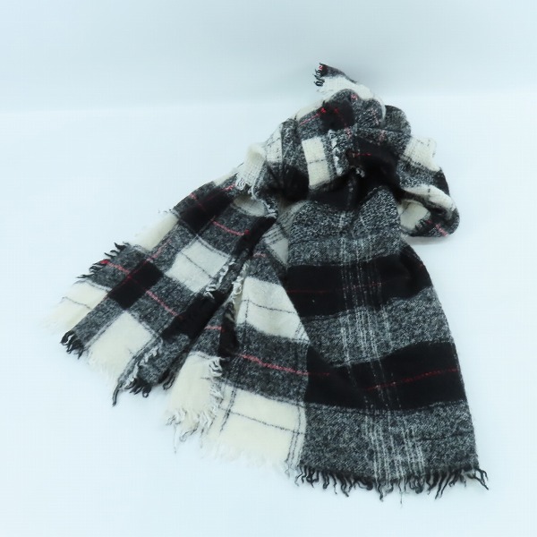 実際に弊社で買取させて頂いたFaliero Sarti/ファリエロ サルティ カシミア/シルク チェック柄ストール