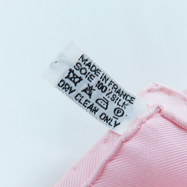 実際に弊社で買取させて頂いたHERMES/エルメス カレ90 Passementerie 紐飾り シルク大判スカーフの画像 5枚目