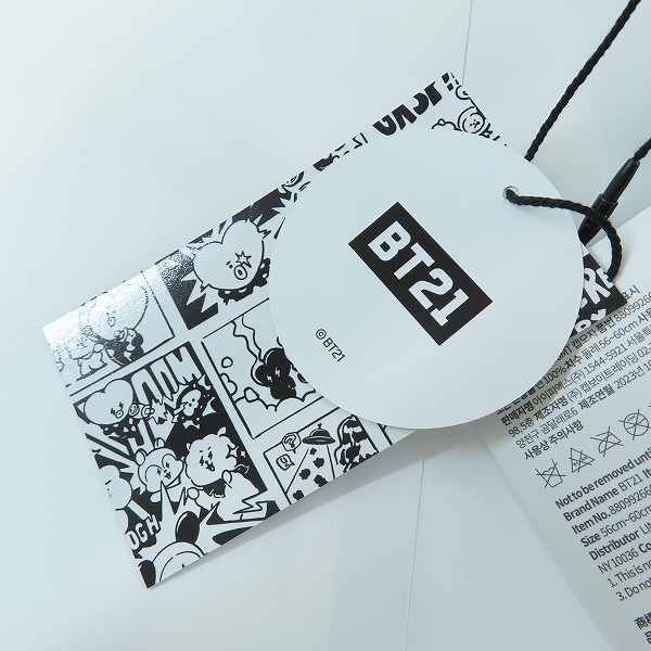 実際に弊社で買取させて頂いた(4)【未使用】FRAGMENT DESIGN フラグメントデザイン ×BT21 BT21FRGMT CAP COOKYの画像 6枚目