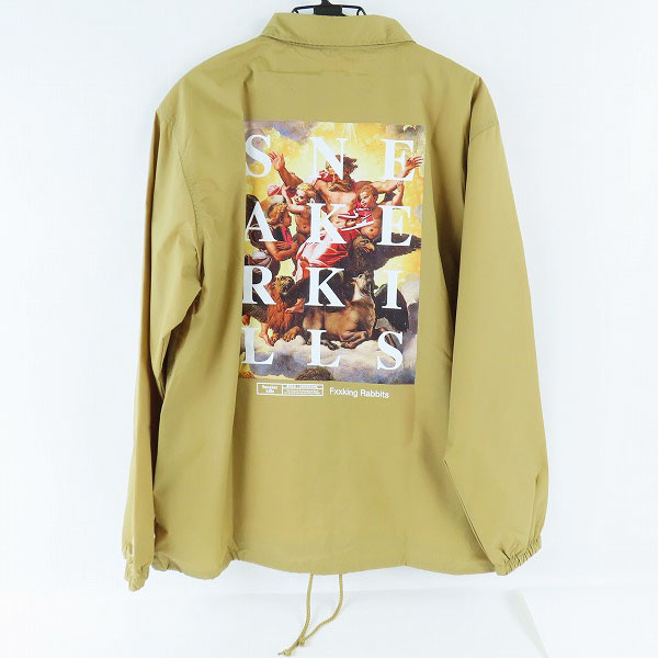 実際に弊社で買取させて頂いた【未使用】FR2 × SNKRDUNK/エフアールツー × スニーカーダンク Angel Coach Jacket FRC2905/XLの画像 1枚目