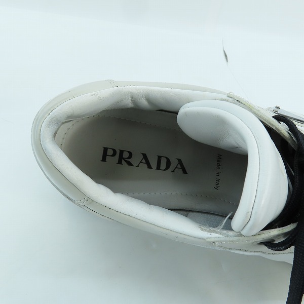 実際に弊社で買取させて頂いたPRADA/プラダ ダウンタウン スニーカー 2EE364/6.5の画像 4枚目