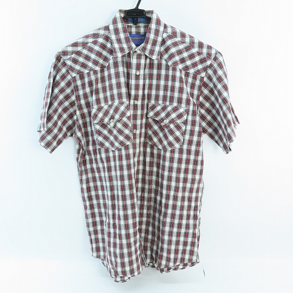 実際に弊社で買取させて頂いたPENDLETON/ペンドルトン 香港製 スナップオン 半袖シャツ S