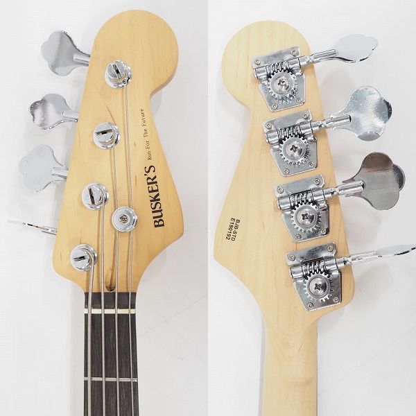 実際に弊社で買取させて頂いた★【難有り】BUSKER'S/バスカーズ BJB-STD ジャズベース Type 4弦エレキベース ソフトケース付の画像 2枚目