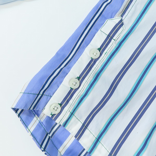 実際に弊社で買取させて頂いたEvisen skateboards/エビセンスケートボード ストライプ 長袖シャツ/Lの画像 6枚目