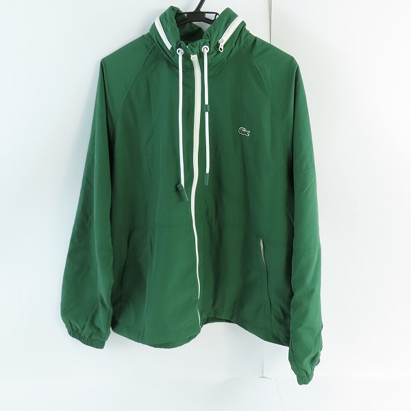 実際に弊社で買取させて頂いたLACOSTE/ラコステ 撥水タフタショートトラックジャケット BH4608/52