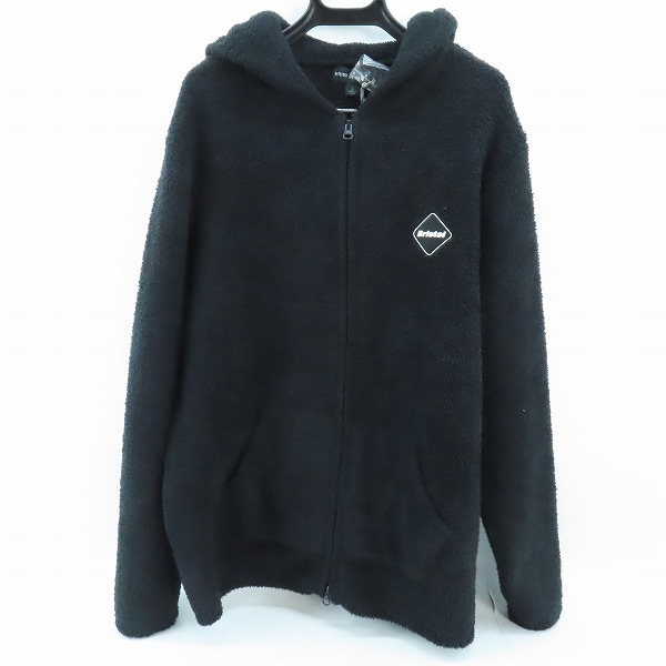 実際に弊社で買取させて頂いた【未使用】BAREFOOT DREAMS×F.C.Real Bristol/ベアフットドリームス ジップアップパーカー ロゴワッペン 23SS FCRB-230083/L