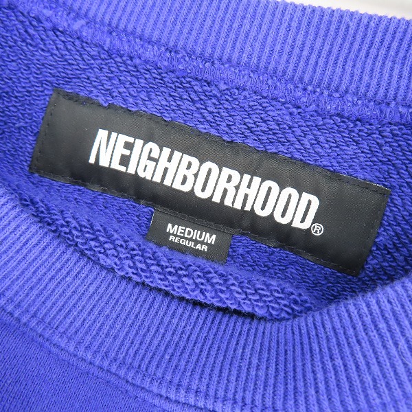 実際に弊社で買取させて頂いたNEIGHBORHOOD/ネイバーフッド  SWEAT SHIRT LS スウェット トレーナー 241FPNH-CSM03/Mの画像 2枚目