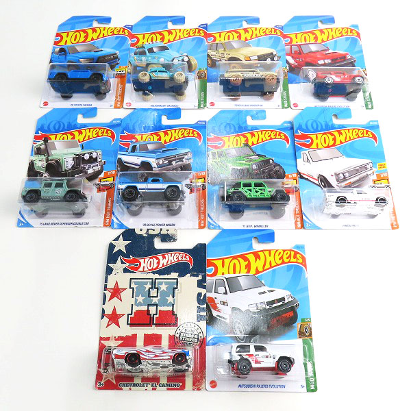 実際に弊社で買取させて頂いた【おまとめ/未開封】Hot Wheels/ホットウィール TOYATA TACOMA/70 DODGE POWER WAGON/MAZDA REPU/CHEVROLET EL CAMINO 他