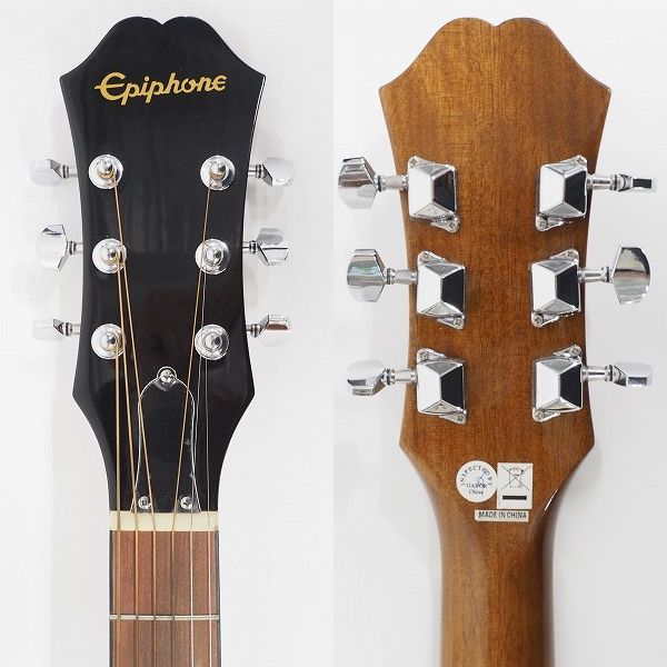 実際に弊社で買取させて頂いた★Epiphone/エピフォン DR-100VS アコースティックギター/アコギ ソフトケース付の画像 2枚目