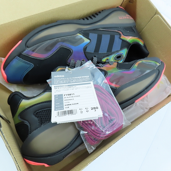 実際に弊社で買取させて頂いた【未使用】 atmos×adidas/アトモス×アディダス ZX ALKYNE "NEO TOKYO" FY9811/28の画像 8枚目