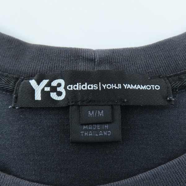 実際に弊社で買取させて頂いたY-3/ワイスリー adidas×Yohji Yamamoto/アディダス×ヨウジヤマモト M SS TEE STREET/プリント Tシャツ CY6969/Mの画像 2枚目