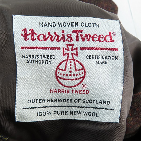 実際に弊社で買取させて頂いたBrooks brothers/ブルックスブラザーズ MILANO FIT/ミラノ フィット テーラードジャケット ブラウン/44SHTの画像 4枚目