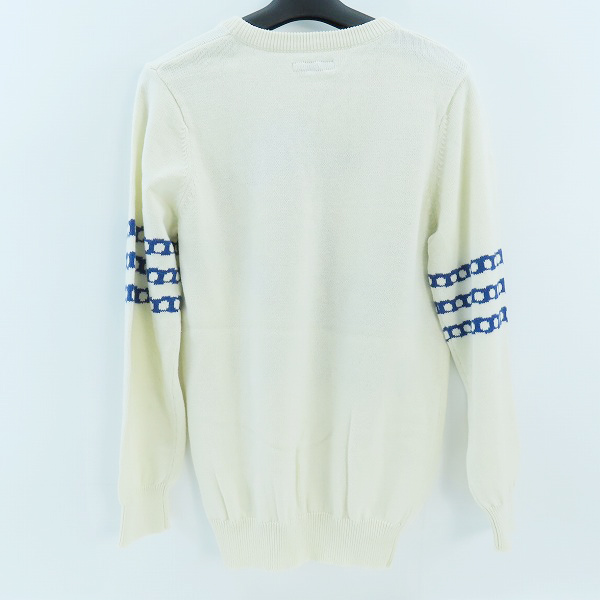 実際に弊社で買取させて頂いたBLUE BLUE/ブルーブルー ウール ニットカットソー KC1114 /2の画像 1枚目