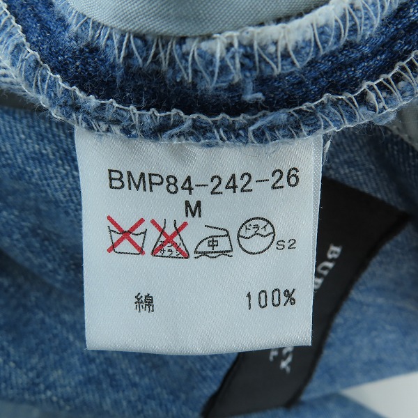 実際に弊社で買取させて頂いたBURBERRY BLACK LABEL/バーバリーブラックレーベル LEVI'S/リーバイス パッチワーク　デニムジャケット BMP84-242-26/Mの画像 3枚目