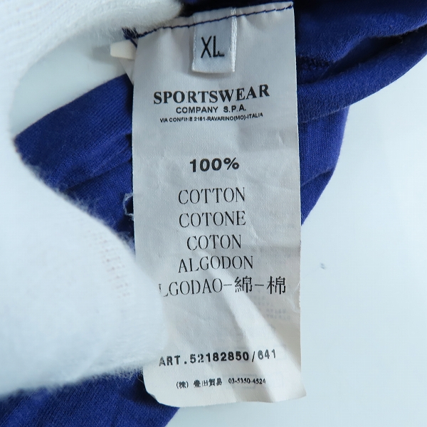 実際に弊社で買取させて頂いた【難有り】C.P. COMPANY/C.P. カンパニー ロゴパッチ 長袖Tシャツ 52182850/XLの画像 3枚目