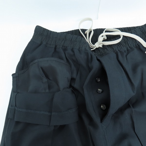 実際に弊社で買取させて頂いたRick Owens/リックオウエンス 17FW DRAWSTRING ASTAIRES LONG RU17F8394/SS 48の画像 2枚目