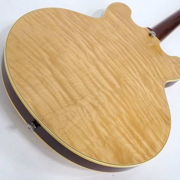 実際に弊社で買取させて頂いた★FUJIGEN/FGN/フジゲン Masterfield MSA-SP NAT セミアコ エレキギター ハードケース付の画像 7枚目