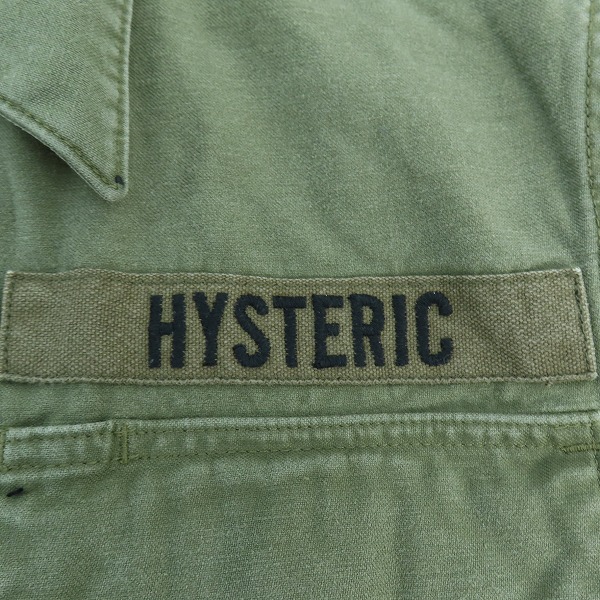 実際に弊社で買取させて頂いた【未使用】ANTI SOCIAL SOCIAL CLUB×HYSTERIC GLAMOUR 20SS ミリタリー シャツ 02201AH14/Sの画像 2枚目