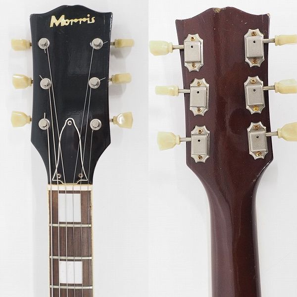 実際に弊社で買取させて頂いた★Morris/モーリス レスポールスタンダードType ボルトオンネック エレキギター 日本製 ソフトケース付の画像 2枚目