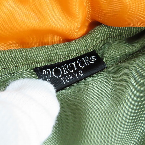 実際に弊社で買取させて頂いた【未使用】PORTER/ポーター TANKER WAIST BAG タンカー ウエストバッグ グリーン/622-06629の画像 5枚目