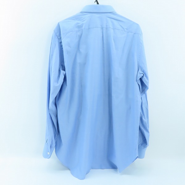 実際に弊社で買取させて頂いたBrioni/ブリオーニ コットン コットン 長袖 ボタンシャツ ブルー/43の画像 1枚目