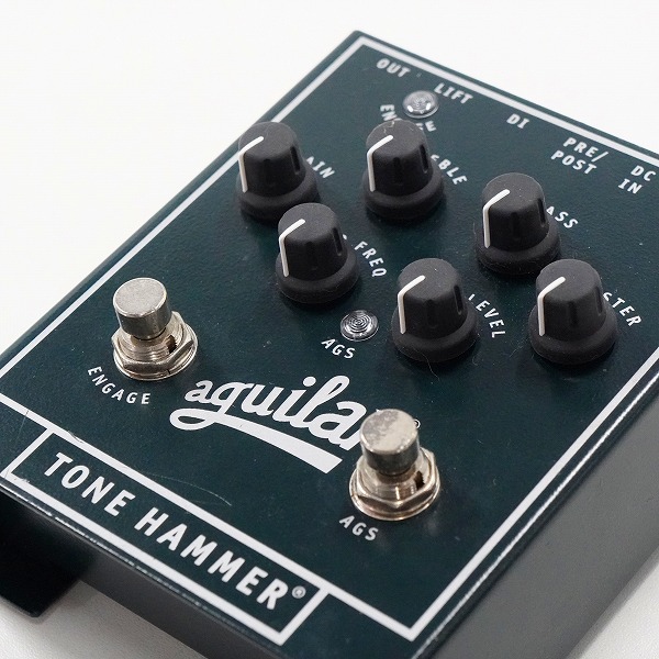 実際に弊社で買取させて頂いたaguilar/アギュラー Tone Hammer ベース用 プリアンプ ダイレクトボックス エフェクター ACアダプター付き 動作確認済みの画像 5枚目
