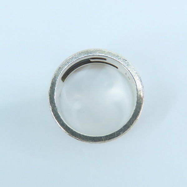 実際に弊社で買取させて頂いたGUCCI/グッチ ブランテッドG Gロゴ リング シルバー 925/13.5号-14号の画像 5枚目