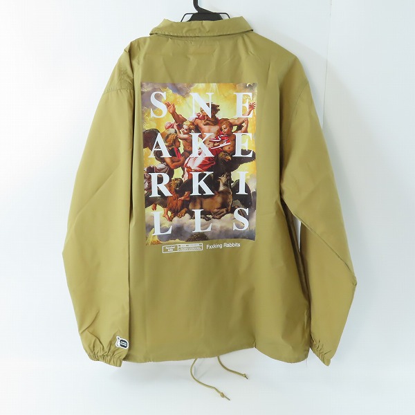 実際に弊社で買取させて頂いた(2)【未使用】FR2 × SNKRDUNK/エフアールツー × スニーカーダンク Angel Coach Jacket Belge FRC2905/XLの画像 1枚目