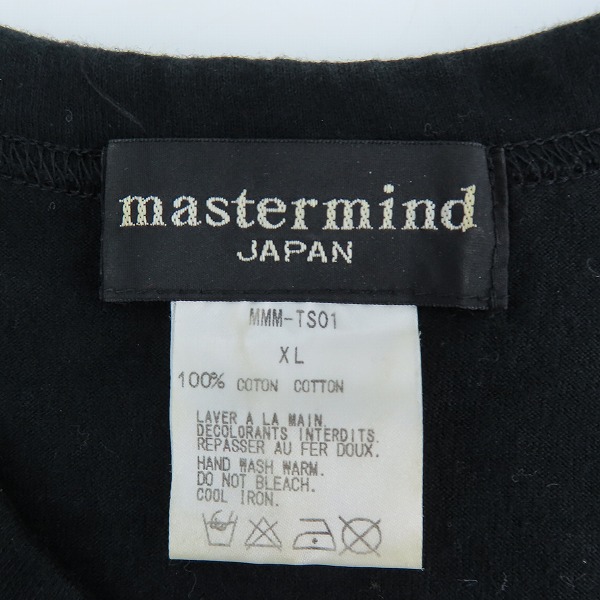 実際に弊社で買取させて頂いたmastermind JAPAN/マスターマインド NO MUSIC NO FASHION Tシャツ MMM-TS01/XLの画像 2枚目