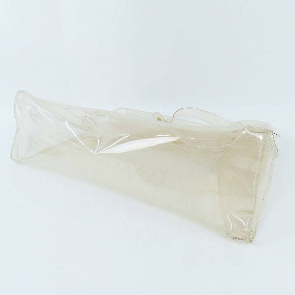 実際に弊社で買取させて頂いたHERMES/エルメス ビニールケリー 「不思議の国、エルメスの旅」展 クリア ハンドバッグの画像 2枚目