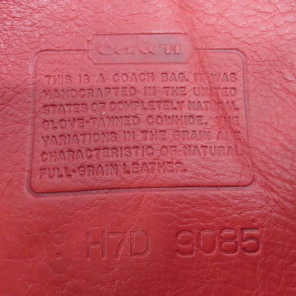 実際に弊社で買取させて頂いたCOACH/コーチ オールドコーチ レザーショルダーバッグ 9085の画像 4枚目