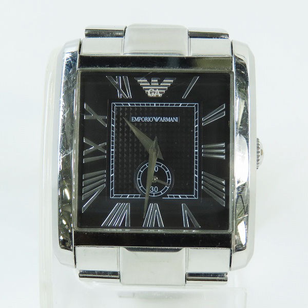 実際に弊社で買取させて頂いたEMPORIO ARMANI/エンポリオアルマーニ クォーツ スクエア 腕時計 AR-1642