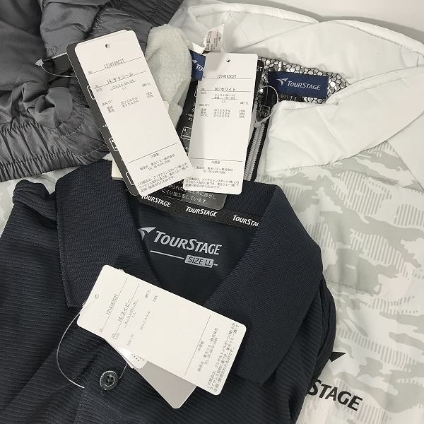 実際に弊社で買取させて頂いた【おまとめ/未使用】TOURSTAGE/ツアーステージ BRIDGESTONE/ブリヂストン ジャケット/パンツ/シャツ/キャップの画像 1枚目