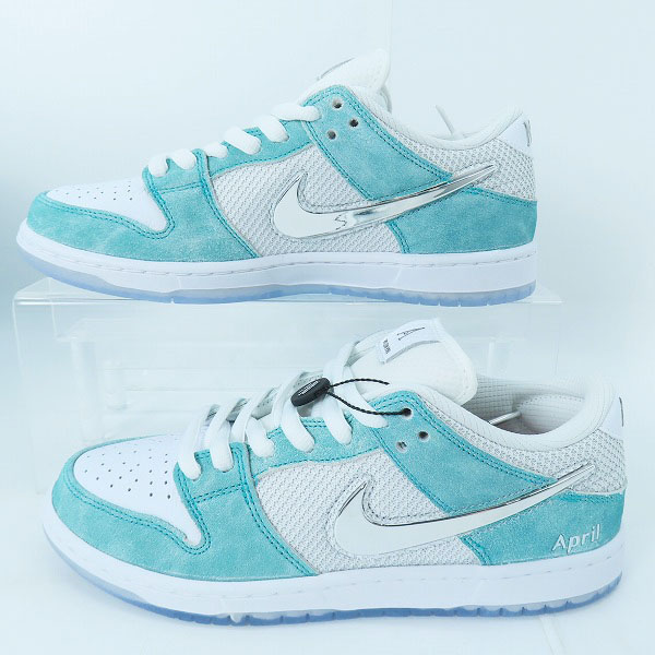 実際に弊社で買取させて頂いた【未使用】APRIL SKATEBOARDS×NIKE/エイプリルスケートボード×ナイキ エスビー DUNK LOW PRO QS FD2562-400/26.5の画像 3枚目