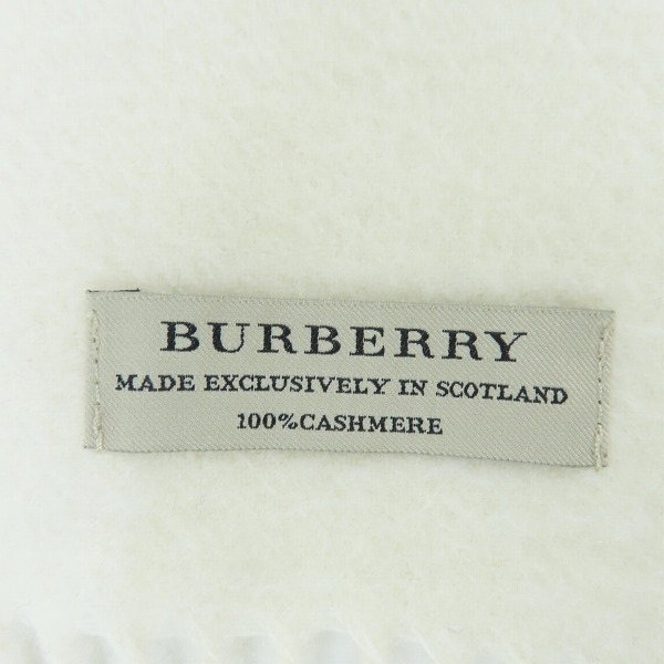 実際に弊社で買取させて頂いたBurberry/バーバリー カシミヤ100% マフラーの画像 2枚目