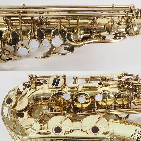 実際に弊社で買取させて頂いた★YAMAHA/ヤマハ YAS-32 アルトサックス ゴールド ハードケース付きの画像 6枚目
