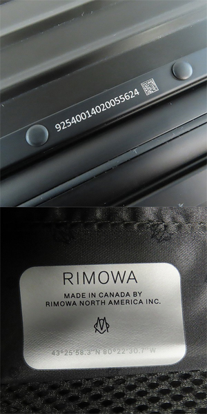実際に弊社で買取させて頂いたRIMOWA/リモワ ORIGINAL/オリジナル コンパクト キャリーケース 925.40の画像 5枚目