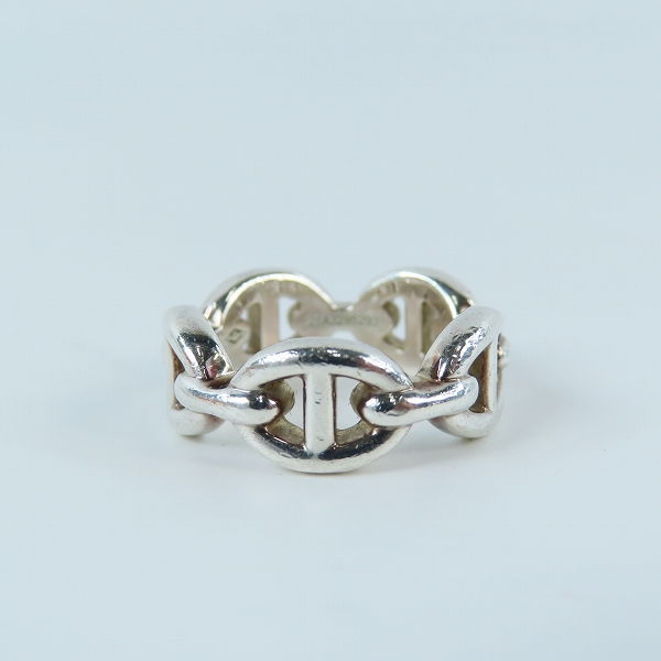 実際に弊社で買取させて頂いたHERMES/エルメス Chaine d'Ancre Enchainee シェーヌダンクル アンシェネ シルバーリング/6号の画像 1枚目