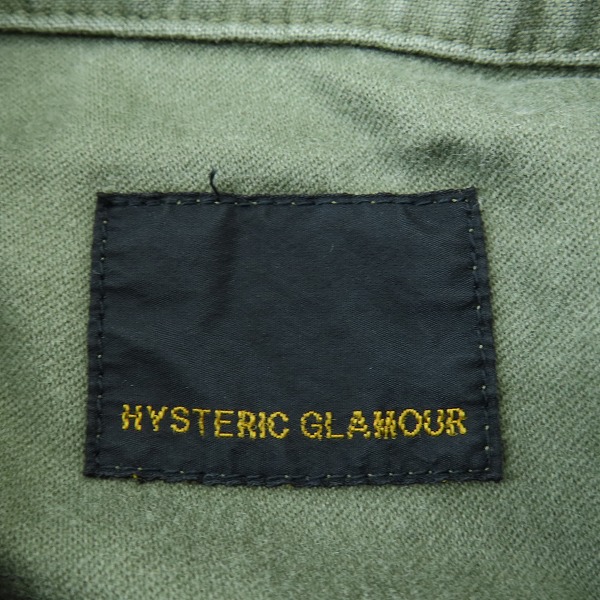 実際に弊社で買取させて頂いた【未使用】ANTI SOCIAL SOCIAL CLUB×HYSTERIC GLAMOUR 20SS ミリタリー シャツ 02201AH14/Sの画像 4枚目