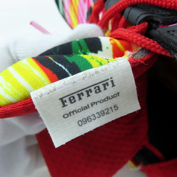 実際に弊社で買取させて頂いた【未使用】PUMA/プーマ×FERRARI/フェラーリー Exotek NITRO スニーカー 308172-01/26.5の画像 6枚目