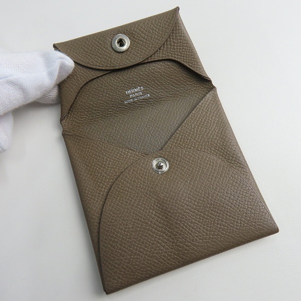 実際に弊社で買取させて頂いたHERMES/エルメス バスティア ヴォーエプソン コインケースの画像 3枚目