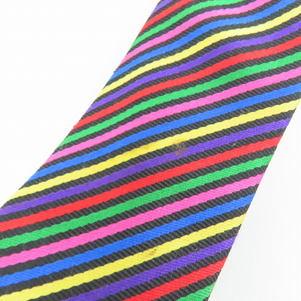 実際に弊社で買取させて頂いたuniform experiment/ユニフォームエクスペリメント ネクタイ チェック/ストライプ 2本セットの画像 4枚目