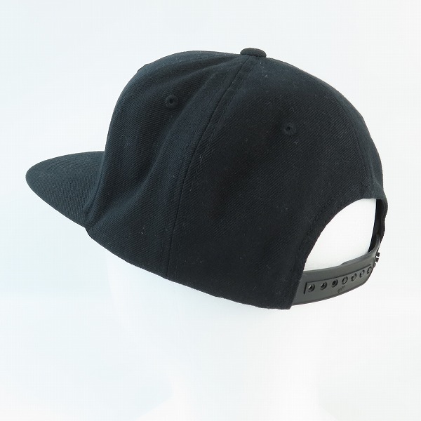 実際に弊社で買取させて頂いたTENDERLOIN/テンダーロイン 22SS ロゴ 刺繍 スナップバック ベースボール ブラック キャップの画像 3枚目