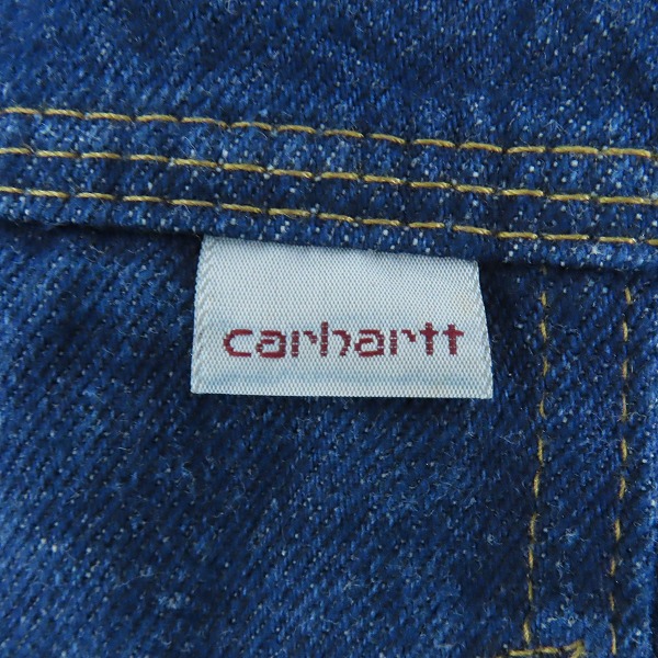 実際に弊社で買取させて頂いたCarhartt/カーハート 裏地ブランケット デニムジャケット/38の画像 5枚目