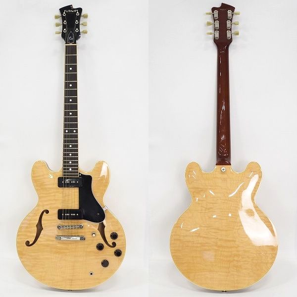 実際に弊社で買取させて頂いた★FUJIGEN/FGN/フジゲン Masterfield MSA-SP NAT セミアコ エレキギター ハードケース付の画像 1枚目
